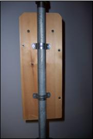 General pole mount w/ conduit straps